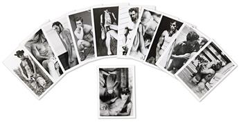 (TARGET STUDIOS) A group of 11 sets, all but two with 8 photographs, from the iconic studio organized by model or scene.